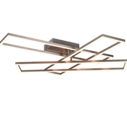Φωτιστικό Οροφής Trio Lighting LED 36W 2700K Step Dimmable Νικελ Ματ Χρώματος – R64423107