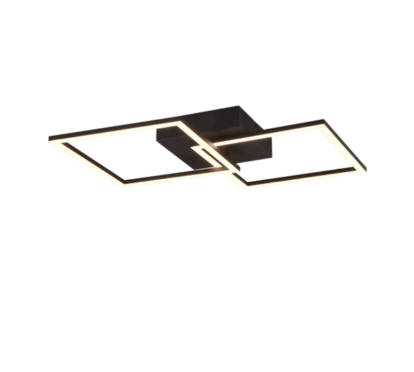 Φωτιστικό Οροφής Trio Lighting LED 20W 3000K Μαύρου Χρώματος - R64492132