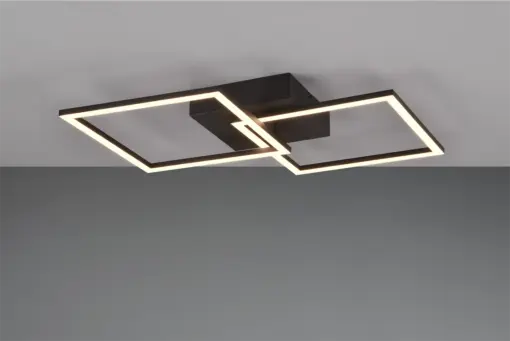 Φωτιστικό Οροφής Reality LED 20W 3000K Μαύρου Χρώματος – R64492132