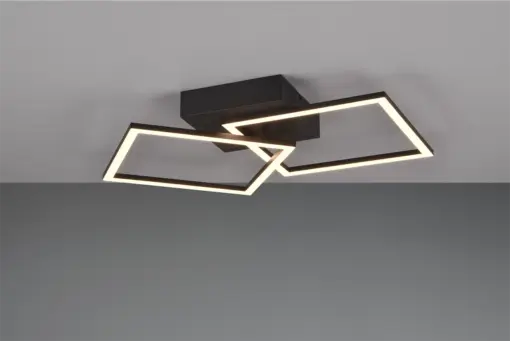 Φωτιστικό Οροφής Reality LED 20W 3000K Μαύρου Χρώματος – R64492132