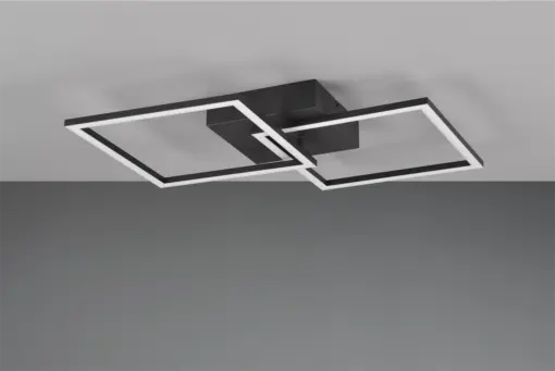 Φωτιστικό Οροφής Reality LED 20W 3000K Μαύρου Χρώματος – R64492132