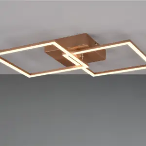 Φωτιστικό Οροφής Reality LED 20W 2250lm 3000K Καφέ Χρώματος – R64492165