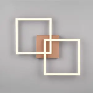 Φωτιστικό Οροφής Reality LED 20W 2250lm 3000K Καφέ Χρώματος – R64492165