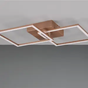 Φωτιστικό Οροφής Reality LED 20W 2250lm 3000K Καφέ Χρώματος – R64492165