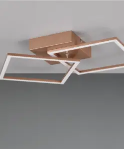 Φωτιστικό Οροφής Reality LED 20W 2250lm 3000K Καφέ Χρώματος – R64492165