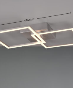 Φωτιστικό Οροφής Reality LED 20W 3000K Χρώματος Τιτανίου – R64492187