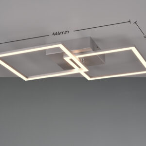 Φωτιστικό Οροφής Reality LED 20W 3000K Χρώματος Τιτανίου – R64492187