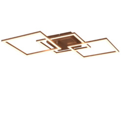 Φωτιστικό Οροφής Trio Lighting LED 31W 3000K Καφέ Χρώματος – R64493165