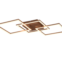 Φωτιστικό Οροφής Trio Lighting LED 31W 3000K Καφέ Χρώματος – R64493165
