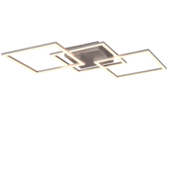Φωτιστικό Οροφής Trio Lighting LED 31W 3000K Χρώματος Τιτανίου – R64493187