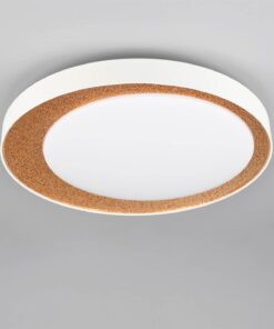 Πλαφονιέρα Λευκό & Χρυσό Φ45 ALETA LED 24W 2500lm Dimmable CCT με Τηλεχειριστήριο Reality – R64611179
