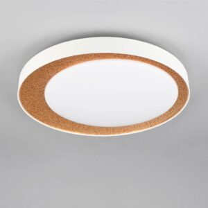 Πλαφονιέρα Λευκό & Χρυσό Φ45 ALETA LED 24W 2500lm Dimmable CCT με Τηλεχειριστήριο Reality – R64611179