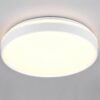 Πλαφονιέρα Λευκό Ματ Φ47 SPACY LED 33W 3800lm Dimmable CCT με Τηλεχειριστήριο Reality – R64851131