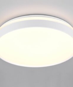 Πλαφονιέρα Λευκό Ματ Φ47 SPACY LED 33W 3800lm Dimmable CCT με Τηλεχειριστήριο Reality – R64851131