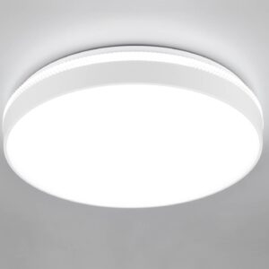 Πλαφονιέρα Λευκό Ματ Φ47 SPACY LED 33W 3800lm Dimmable CCT με Τηλεχειριστήριο Reality – R64851131