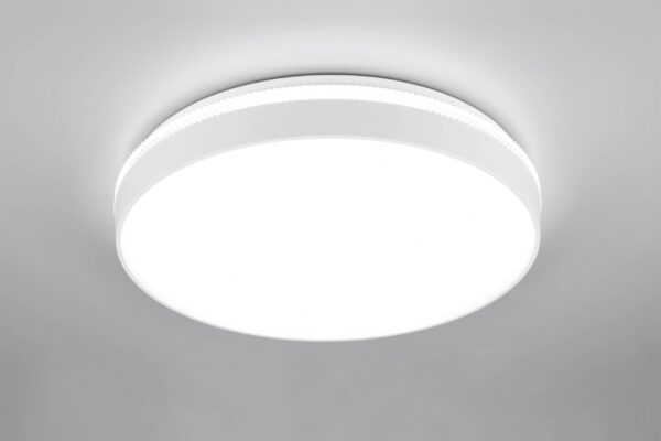 Πλαφονιέρα Λευκό Ματ Φ47 SPACY LED 33W 3800lm Dimmable CCT με Τηλεχειριστήριο Reality – R64851131