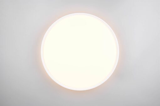 Πλαφονιέρα Λευκό Ματ Φ47 SPACY LED 33W 3800lm Dimmable CCT με Τηλεχειριστήριο Reality – R64851131