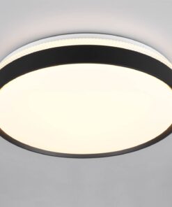 Πλαφονιέρα Μαύρο Ματ Φ47 SPACY LED 33W 3800lm Dimmable CCT με Τηλεχειριστήριο Reality – R64851132