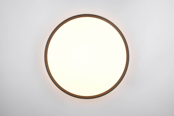 Πλαφονιέρα Μαύρο Ματ Φ47 SPACY LED 33W 3800lm Dimmable CCT με Τηλεχειριστήριο Reality – R64851132