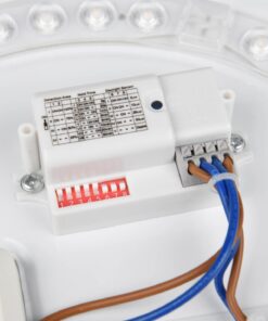 Πλαφονιέρα Μαύρη Φ38 LOODY LED 22W 2500lm 3000Κ Ανιχνευτή Κίνησης Reality – R64901102