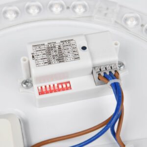 Πλαφονιέρα Μαύρη Φ38 LOODY LED 22W 2500lm 3000Κ Ανιχνευτή Κίνησης Reality – R64901102