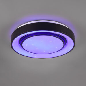 Φωτιστικό Οροφής Reality LED 20W  Μαύρο Ματ Μεταλλικό Dimmable 2400lm 3000 – 6000K  R65041032