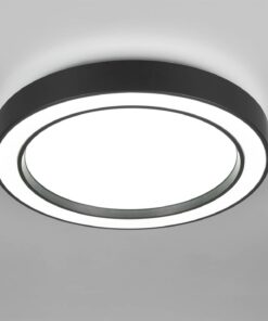 Πλαφονιέρα Μαύρη Ματ Φ40 ARCO LED 22W 2500lm RGBW Dimmable με Τηλεχειριστήριο Reality – R65091432