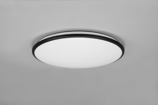 Φωτιστικό Οροφής Reality LIMBUS , 34W ·  4100lm, 3000K Μαύρο Ματ Πλαστικό, Step Dimmable – R67021932