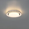 Φωτιστικό Οροφής Reality ATRIA  LED, 10,5W · 1080lm, 3000 – 6000K Μαύρο Ματ Πλαστικό, Τηλεχειριζόμενο dimmable, Λειτουργία μνήμης, Φωτάκι νυκτός  – R67042832