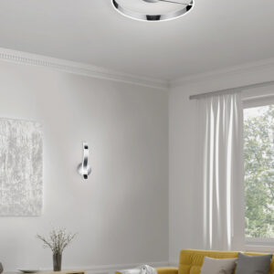 Φωτιστικό Οροφής Reality PARMA  LED, 37W · 4500lm, 4000K Χρώμιο Μεταλλικό, Step dimmable – R67071106