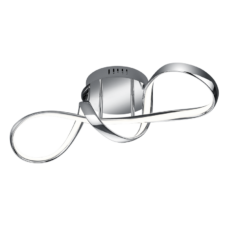 Φωτιστικό Οροφής Reality PERUGIA  LED, 28W · 3400lm, 4000K Χρώμιο Μεταλλικό, Step dimmable – R67091106