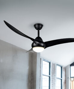 Ανεμιστήρας Οροφής Reality LED 60W Μαύρο Ματ με Φως 2300lm 2700-6000Κ R67142132