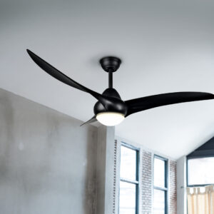 Ανεμιστήρας Οροφής Reality LED 60W Μαύρο Ματ με Φως 2300lm 2700-6000Κ R67142132