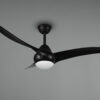 Ανεμιστήρας Οροφής Reality LED 60W Μαύρο Ματ με Φως 2300lm 2700-6000Κ R67142132