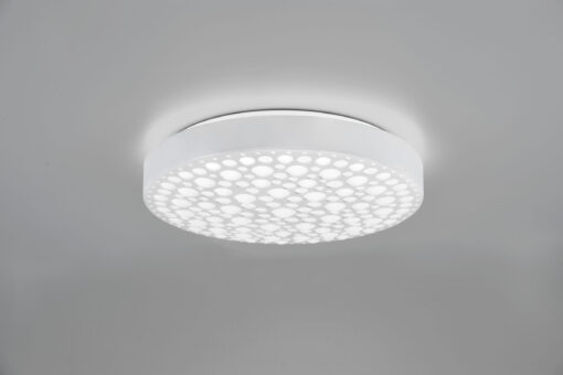 Φωτιστικό Οροφής Reality CHIZU , 22W · 2500lm, 2700 – 6000K Λευκό Ματ Πλαστικό , Tηλεχειριζόμενο dimmable, RGB, φωτάκι νυκτός – R67161131