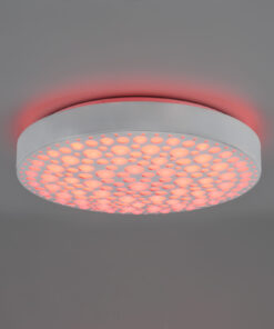 Φωτιστικό Οροφής Reality CHIZU , 22W · 2500lm, 2700 – 6000K Λευκό Ματ Πλαστικό , Tηλεχειριζόμενο dimmable, RGB, φωτάκι νυκτός – R67161131