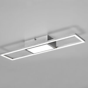 Φωτιστικό Οροφής Reality RIGIDO , 22W · 1x 2800lm, 2700 – 6000K Νίκελ Ματ Μεταλλικό, Λειτουργία μνήμης, Τηλεχειριζόμενο Dimmable – R67172107