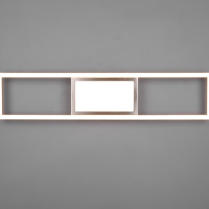 Φωτιστικό Οροφής Reality RIGIDO , 22W · 1x 2800lm, 2700 – 6000K Νίκελ Ματ Μεταλλικό, Λειτουργία μνήμης, Τηλεχειριζόμενο Dimmable – R67172107