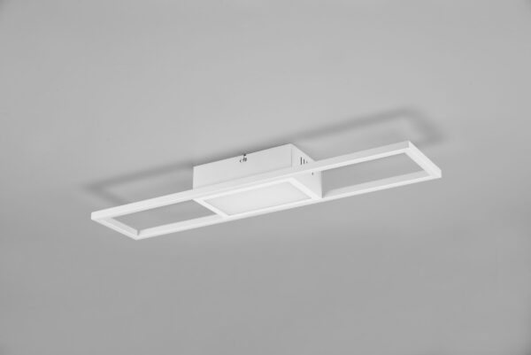 Φωτιστικό Οροφής Reality RIGIDO , 22W · 2800lm, 2700 – 6000K Λευκό Ματ Μεταλλικό, Λειτουργία μνήμης, Tηλεχειριζόμενο Dimmable – R67172131