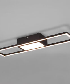 Φωτιστικό Οροφής Reality RIGIDO , 22W · 2800lm, 2700 – 6000K Μαύρο Ματ Μεταλλικό, Λειτουργία μνήμης, Τηλεχειριζόμενο Dimmable- R67172132