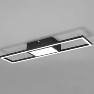 Φωτιστικό Οροφής Reality RIGIDO , 22W · 2800lm, 2700 – 6000K Μαύρο Ματ Μεταλλικό, Λειτουργία μνήμης, Τηλεχειριζόμενο Dimmable- R67172132