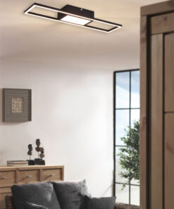 Φωτιστικό Οροφής Reality RIGIDO , 22W · 2800lm, 2700 – 6000K Μαύρο Ματ Μεταλλικό, Λειτουργία μνήμης, Τηλεχειριζόμενο Dimmable- R67172132