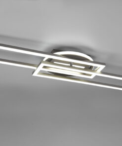 Φωτιστικό Οροφής Reality TWISTER , 30W · 4500lm, 2700 – 6000K Νίκελ Ματ Μεταλλικό, Περιστρεφόμενο, Tηλεχειριζόμενο, Step dimmable- R67183107