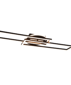 Φωτιστικό Οροφής Reality TWISTER , 30W · 1x 4500lm, 2700 – 6000K Μαύρο Ματ Μεταλλικό, Τηλεχειριζόμενο, Περιστρεφόμενο, Step dimmable – R67183132