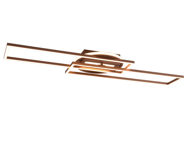 Φωτιστικό Οροφής Trio Lighting LED 30W 2700K Καφέ Χρώματος Step Dimmable – R67183165