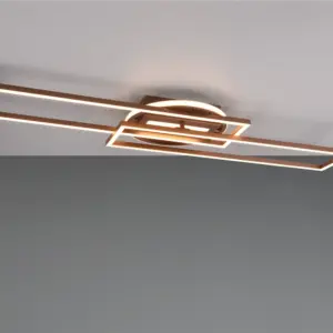 Φωτιστικό Οροφής Reality LED 30W 2700K Καφέ Χρώματος Step Dimmable – R67183165