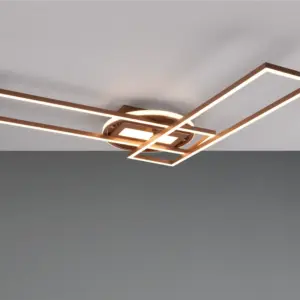 Φωτιστικό Οροφής Reality LED 30W 2700K Καφέ Χρώματος Step Dimmable – R67183165