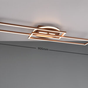 Φωτιστικό Οροφής Reality LED 30W 2700K Καφέ Χρώματος Step Dimmable – R67183165