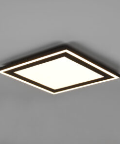 Φωτιστικό Οροφής Reality CARUS , 16W · 2300lm, 3000K Μαύρο Ματ Πλαστικό, ξεχωριστή χρήση – R67213332