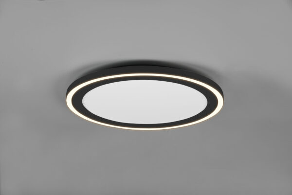 Φωτιστικό Οροφής Reality CARUS  , 20W · 3100lm, 3000K Μαύρο Ματ Πλαστικό   – R67224332
